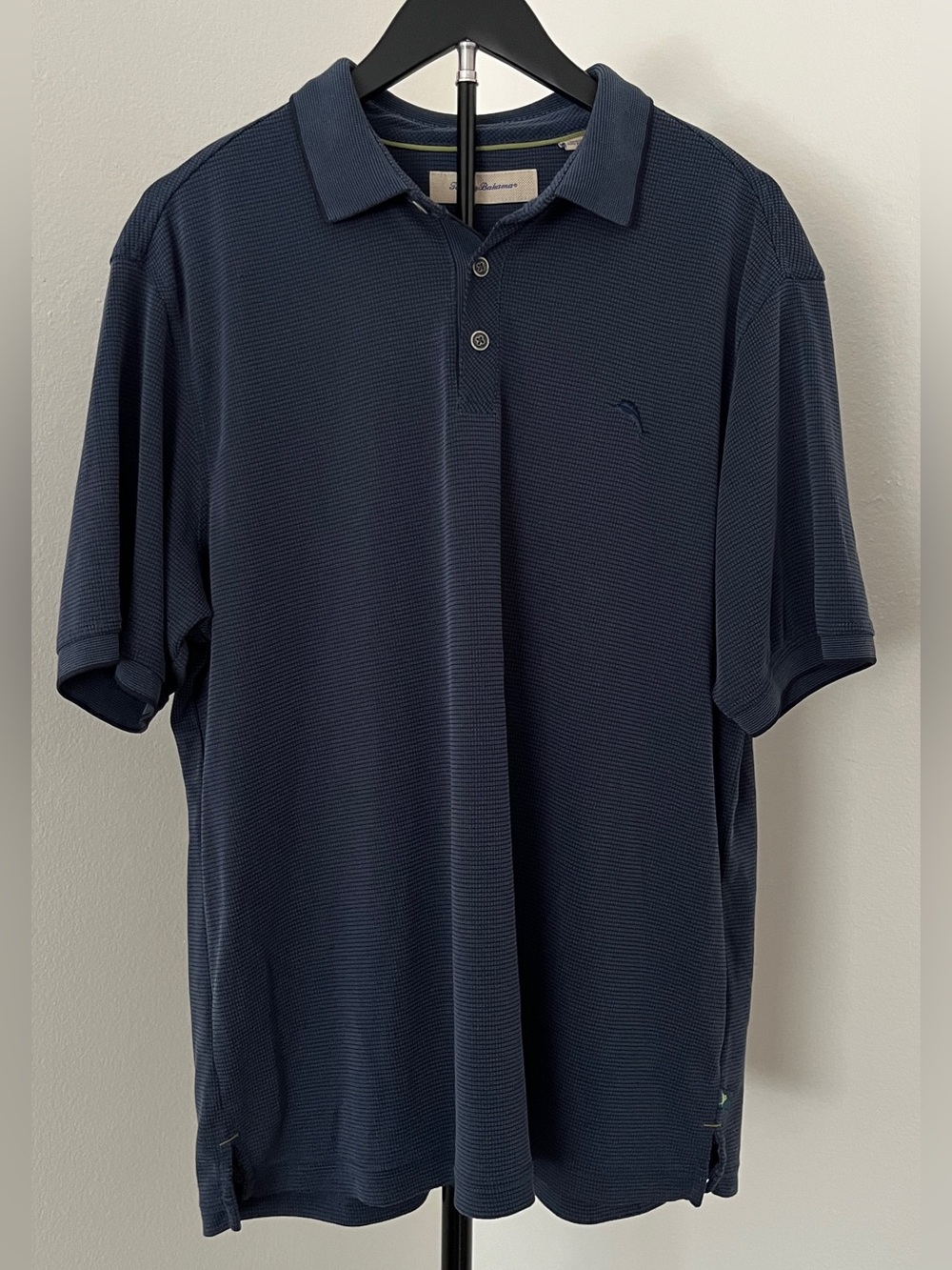 💙 Tommy Bahama Navy Polo Shirt Men’s | Large | Modal Coastal Classic